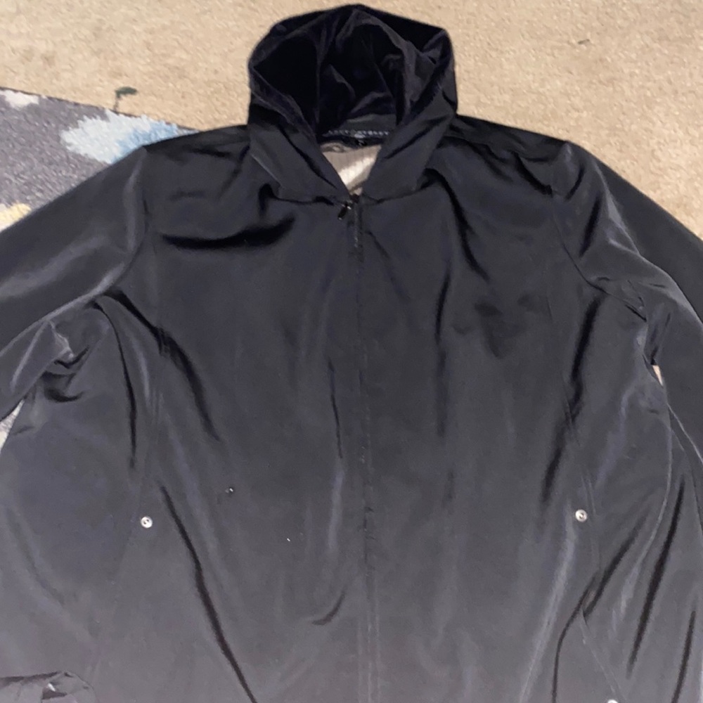 Black fur coat